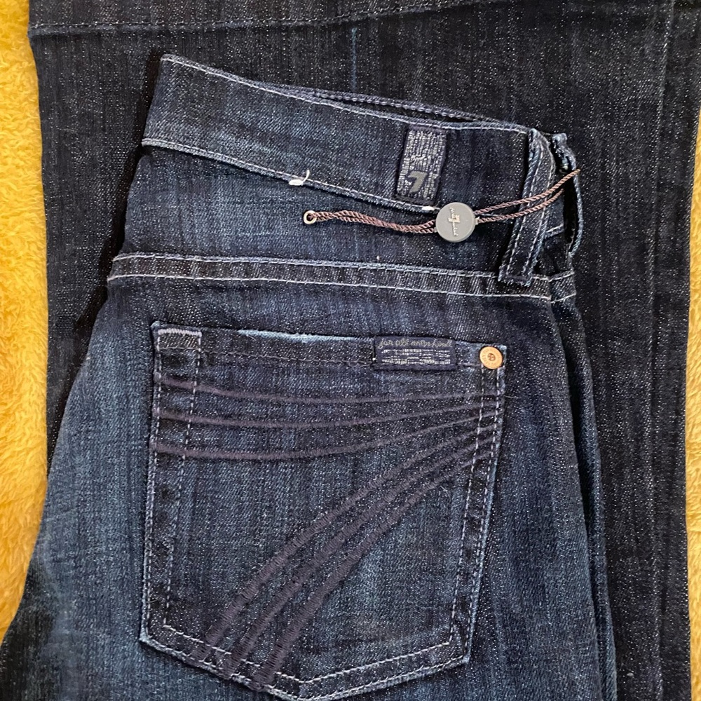 7 For All Mankind Women's Blue Jeans